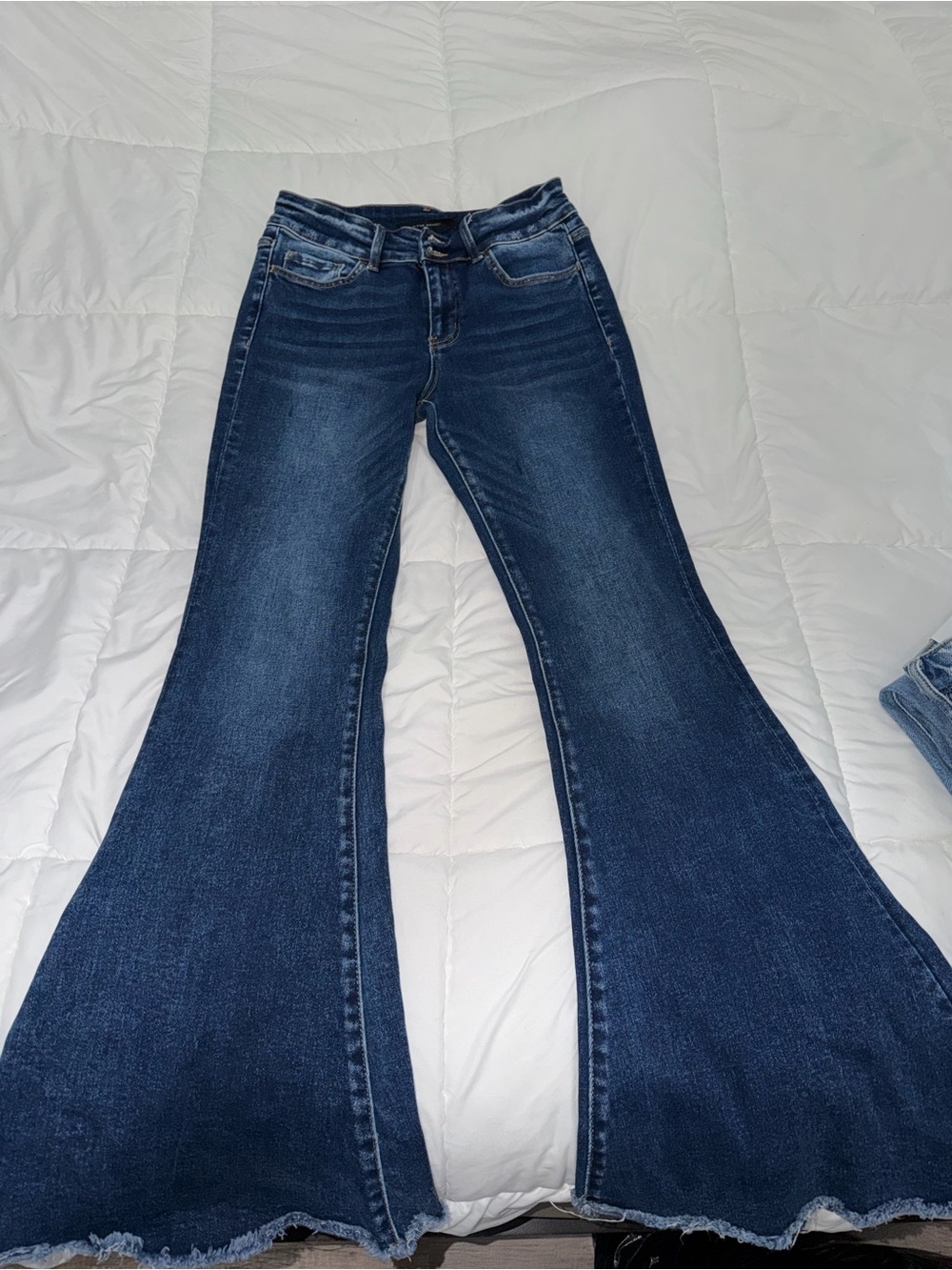 Flying Monkey Dark Blue Flare Jeans